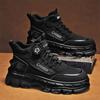 Mode Herbst Herren High Top Stiefel 2025 Outdoor Stiefeletten Bequeme Lässige Herren Stiefeletten Wandern Outdoor Sneaker Botas Para Hombre