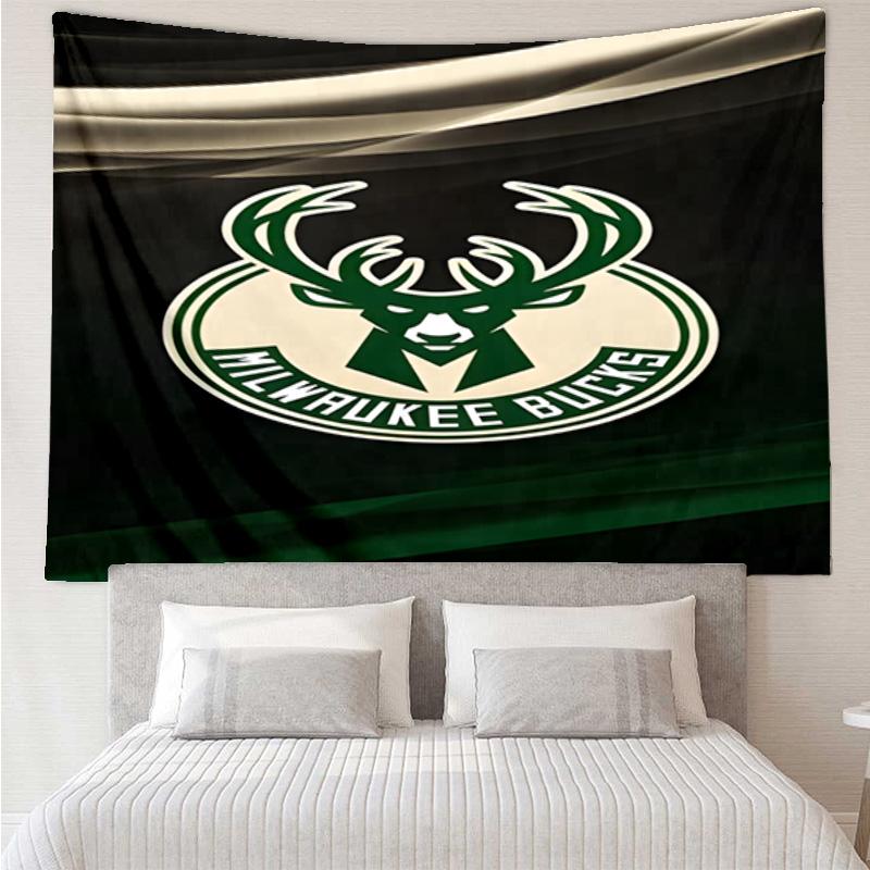 Bucks Team Logo Quick-Dry Tapestry Hanging for Bedroom,Livingroom, Playroom,Decor Art Room Wall Tapestry Holiday and Birthday Gifts
