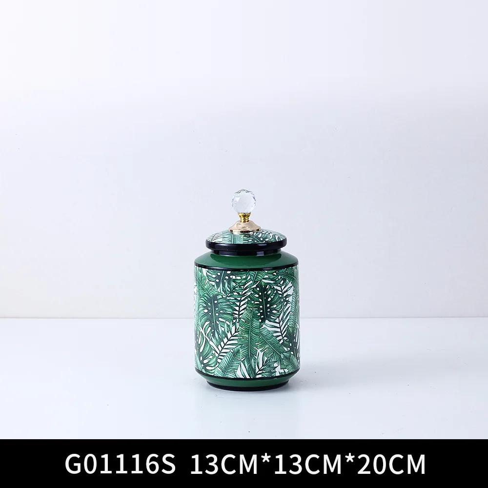 

Nordic Light Luxury Керамическая банка для хранения, украшение для гостиной, сухоцвет, цветочная композиция, аксессуары, украшение для дома, ваза