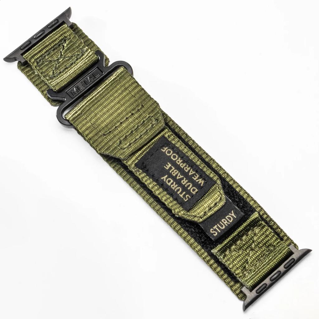 Sports Nylon Strap for Apple Watch Band Ultra 2 49mm 46mm 42mm 45mm 44mm 41mm 40mm Bracelet for Iwatch Series 10 9 8 7 6 SE 5 4