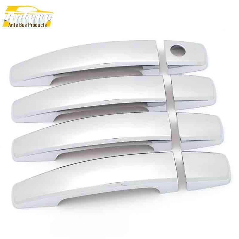 Sail 3 Bright Strip & Electroplated Single-Hole Door Handle Armrest Decorative Patch