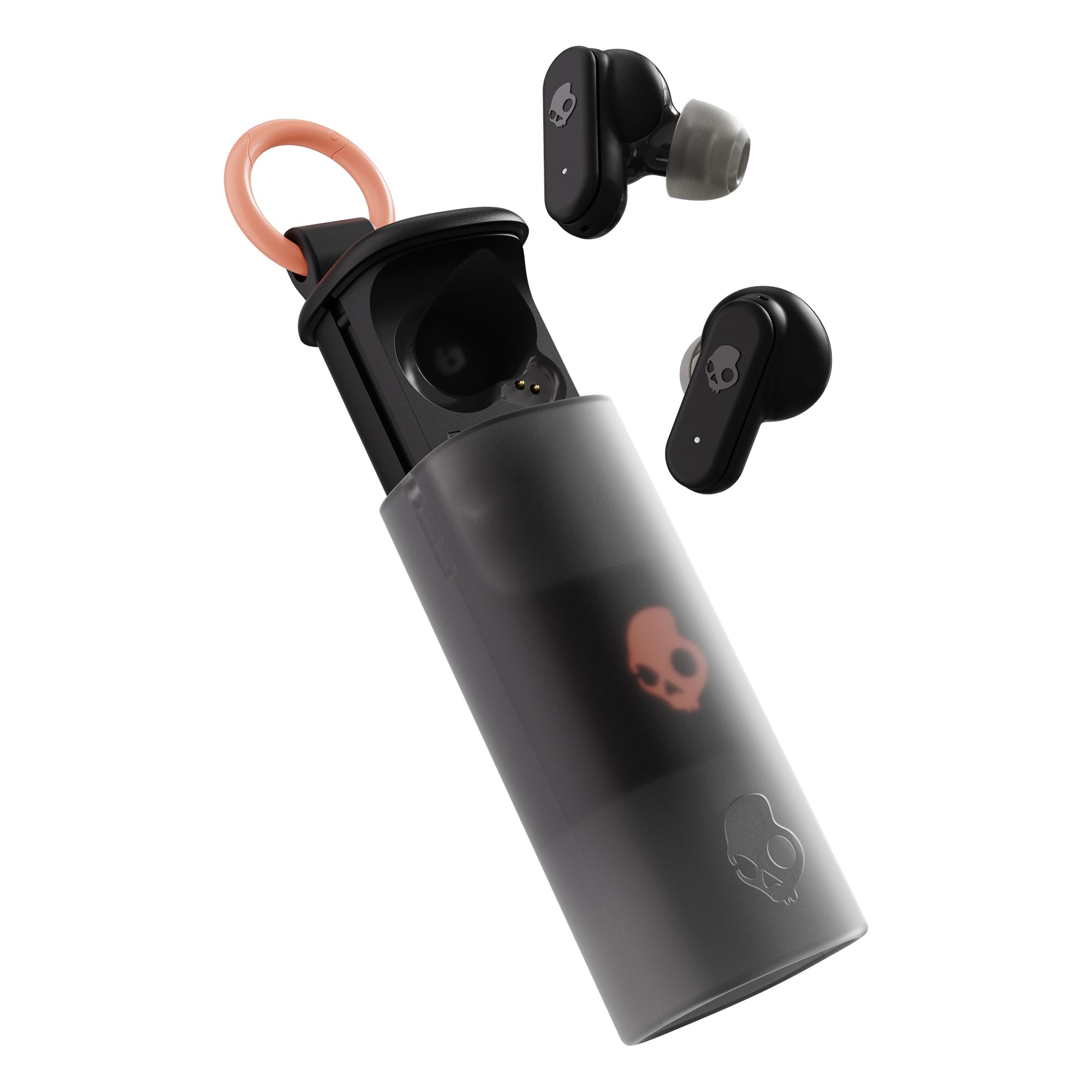 

Official Skullcandy Store Dime Evo Wireless Earbuds with Clip, 36 Hours of Playtime, IPX4 Waterproof, App Compatible, Microphone, Multi-Point, and