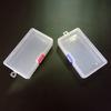 1 Piece Clear Screw Jewelry Organizer Utility Box Plastic Container Sewing Box
