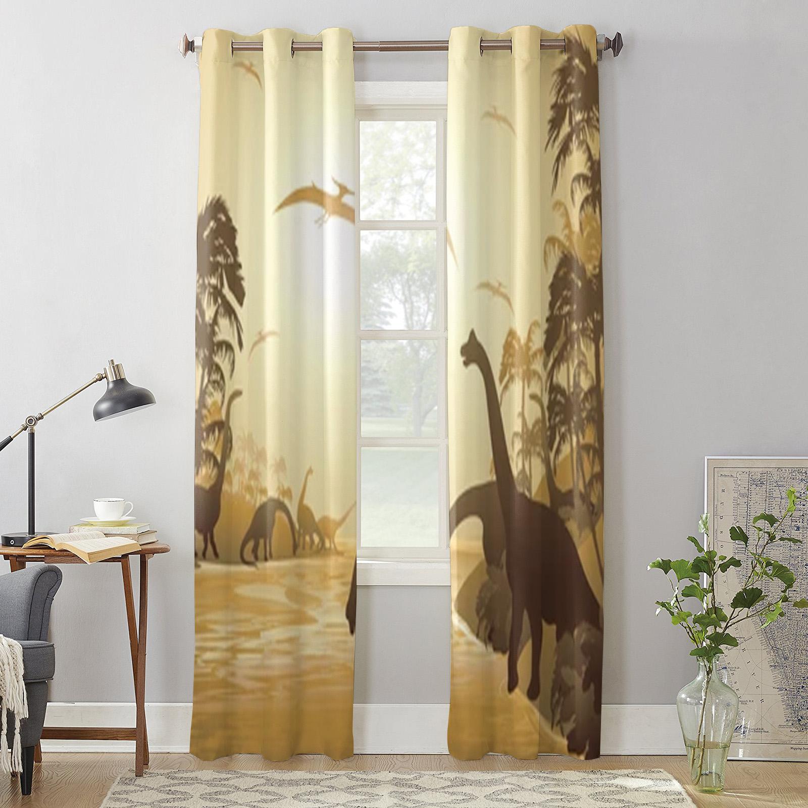 Динозавры на тропическом пейзаже — фото 3