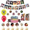 One Piece Anime Themed Birthday Party Decor Supplies Suit Banner Topper Balloon