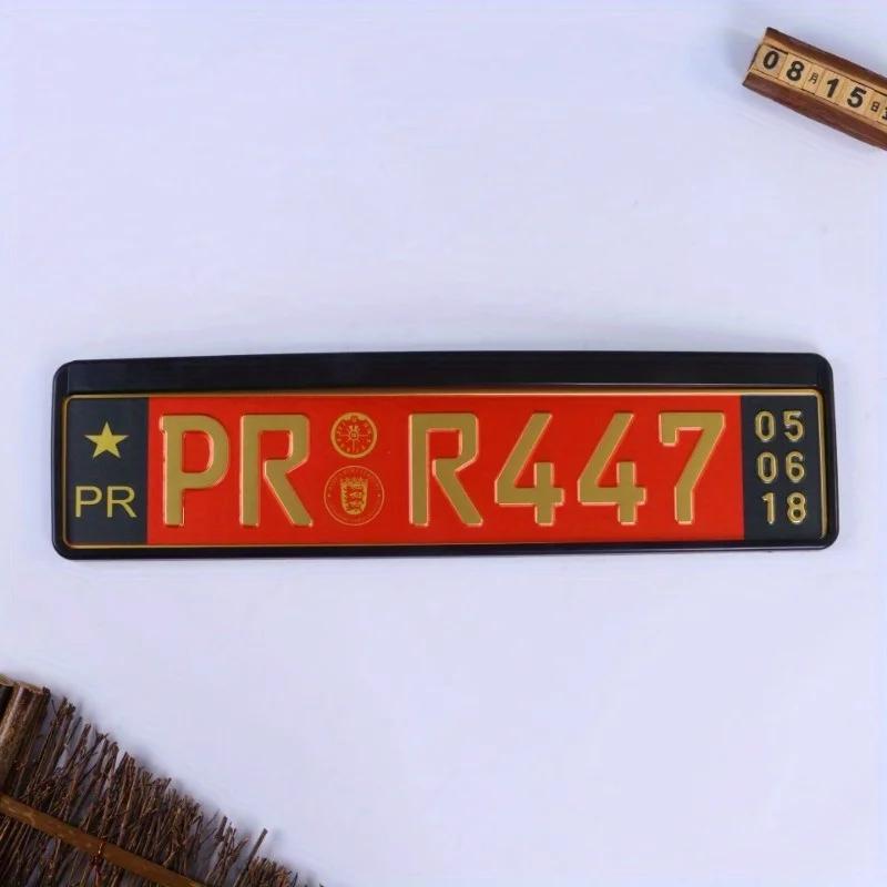 

Foreign Trade Decorative Licence Plate Holder European Regulation American Regulation Semi-finished Blank Car Tag Pendant