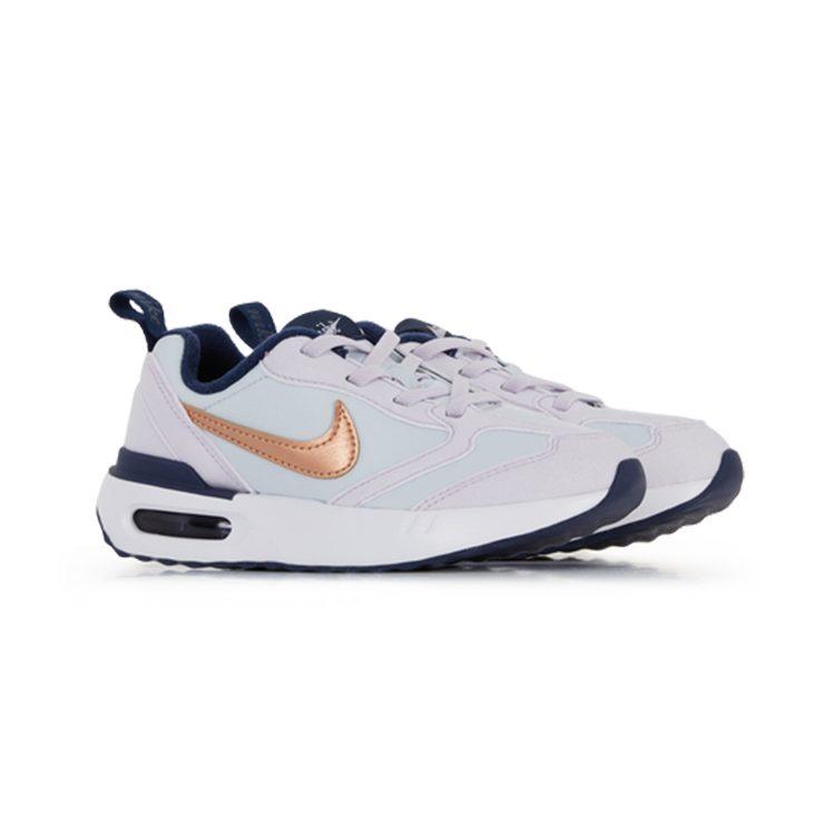 Nike Air Max Dawn SE Cushioning, Wear Resistant Low top Kids Lifestyle Shoes Orange White Children Aged 3 7 Years Old DC9318-007