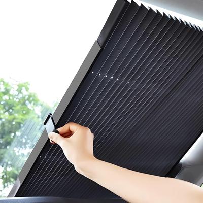 Car Retractable Curtain Ultimate Sun Protection Wide Application Versatile Sun Shield for All Vehicles