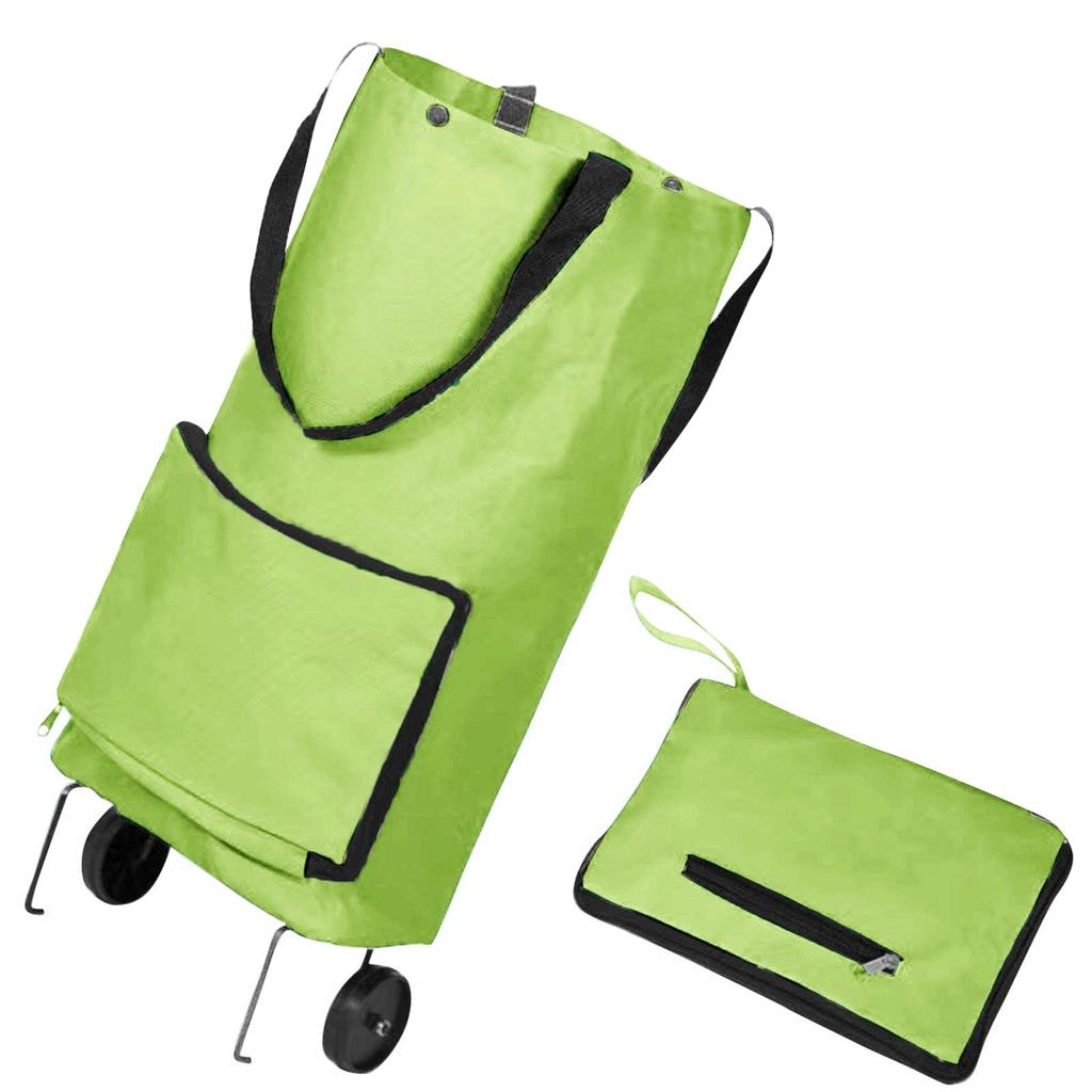 2 In 1 Foldable Shopping Cart Folding Shopping Cart  Folding Tug Cart Shopping