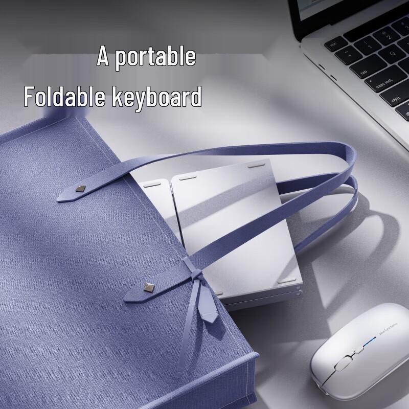 QXJ B089 Portable Folding Bluetooth Keyboard