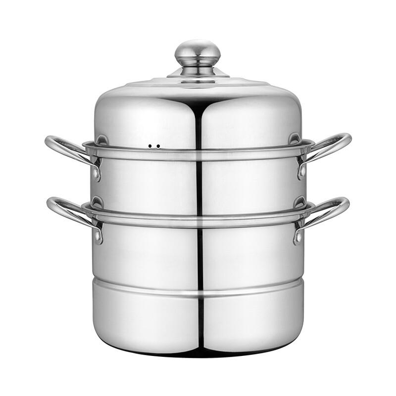 Debo 26cm Mehrzweck-Kocher & Dampfgarer aus Edelstahl