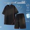 Wassup Sohot Men's Cool-Feel Summer T-Shirt & Shorts Set