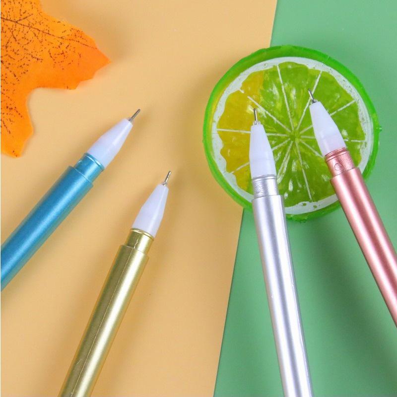 10Pcs Roller Design Gel Pen Black Ink Creative Stationery 0.5MM Gift Pen for School Supplies and Writing Tools Fine Writing Instruments