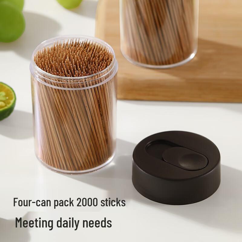 Meiliya Premium Carbonized Bamboo Toothpicks