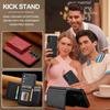 For Samsung Galaxy A16 4G/5G Magnetic Phone Case Leather Back Cover with Detachable Card Holder