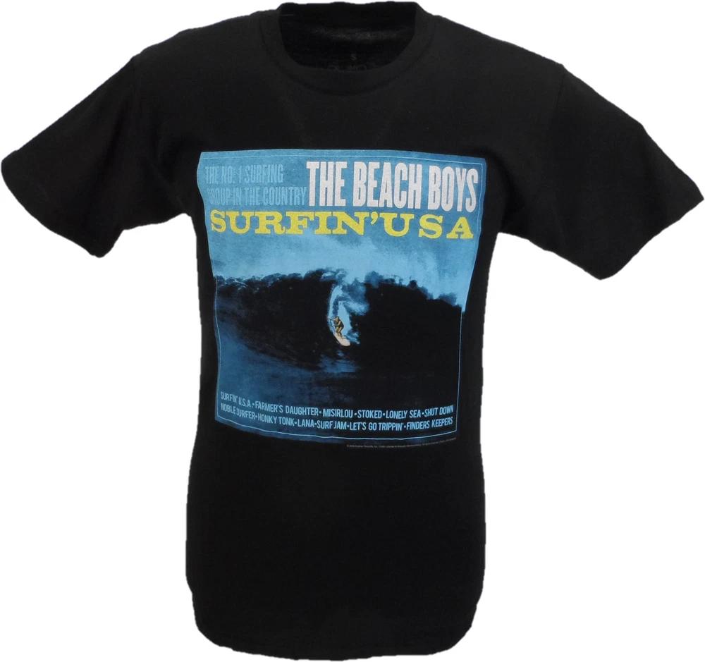 Unisexs Officially Licensed The Beach Boys Surfin USA T Shirts S