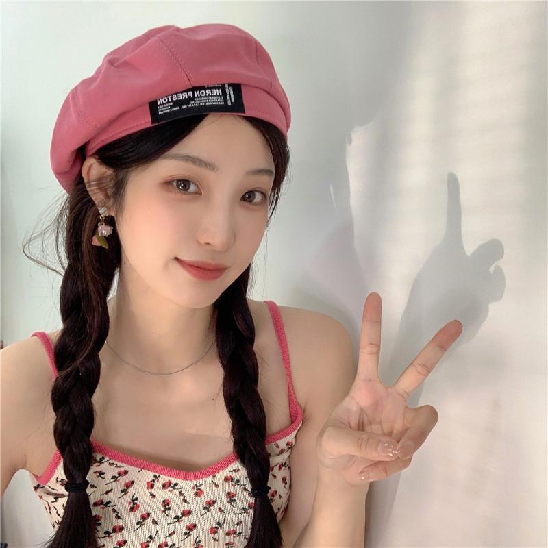 Breathable Beret Vintageinspired Womens Fashionable Cap In Multiple Colors