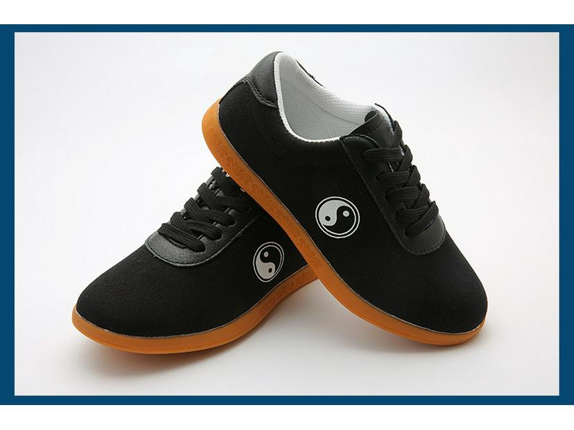 Unisex plátěné boty na Tai Chi s šlachovitou podrážkou pro trénink a soutěže bojových umění, vhodné pro děti i dospělé