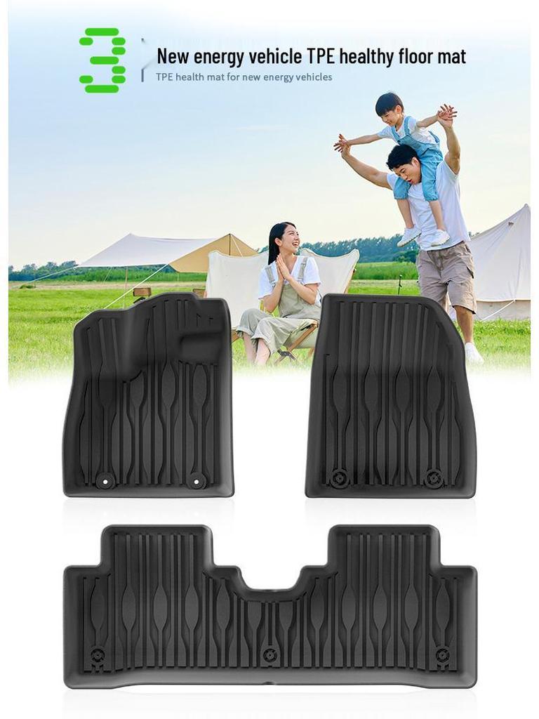 All-Weather TPE Floor Mats & Trunk Mat for Haishi 05 EV - Compatible with 25 Models