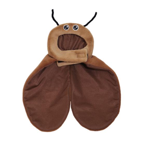 Cat Cockroach Cape Warm Velvet Cockroach Apparel with Antennae Pet Cosplay Accessory for Small And Medium Pets