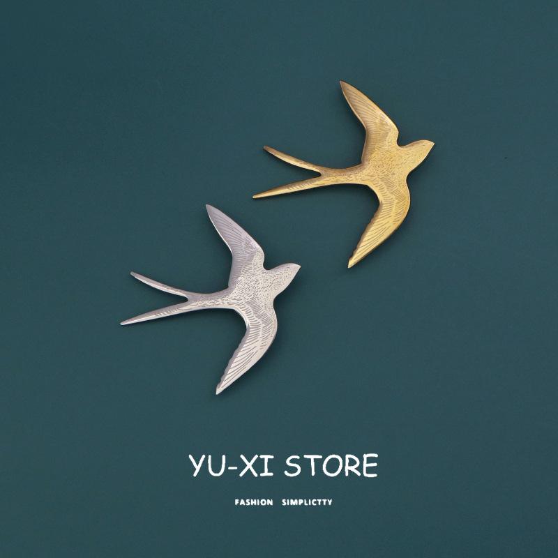 Fliegender Vogel Brosche, hochwertiger exquisiter Paar Anstecker Zubehör Geschenk