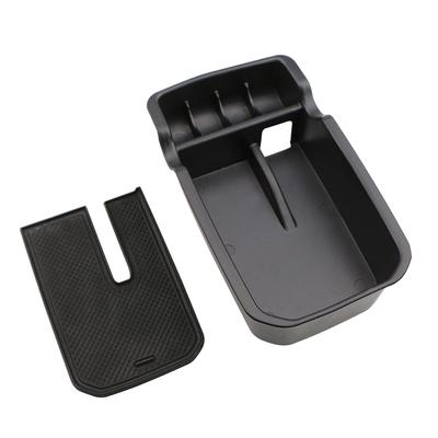 Armlehnen-Aufbewahrungsbox Halter Behälter für Jeep Compass 2017-2019 Schwarz Autoteile Innenzubehör