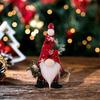 Gnome Doll Decoration Cute Desktop for Party Christmas Home Decor with wand
