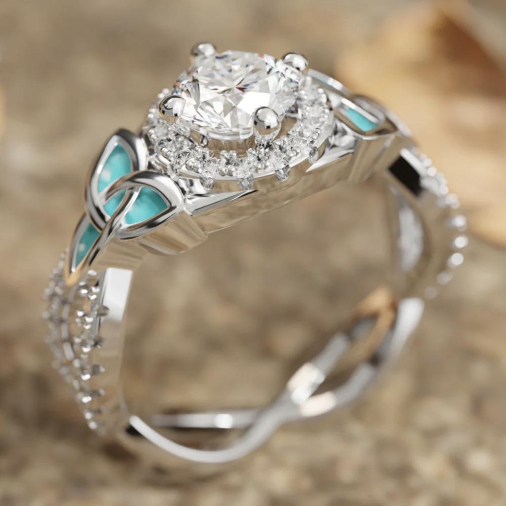 Luxury European and American New Ring Women's Ring Retro Exaggerated Simple Personality Women's Drip Ring Factory