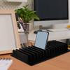 S Mobile Phone Storage Box Holders Multi Slots Space Saving Secure Storage Ganizer Rack Cell Phone Case Sundries Container