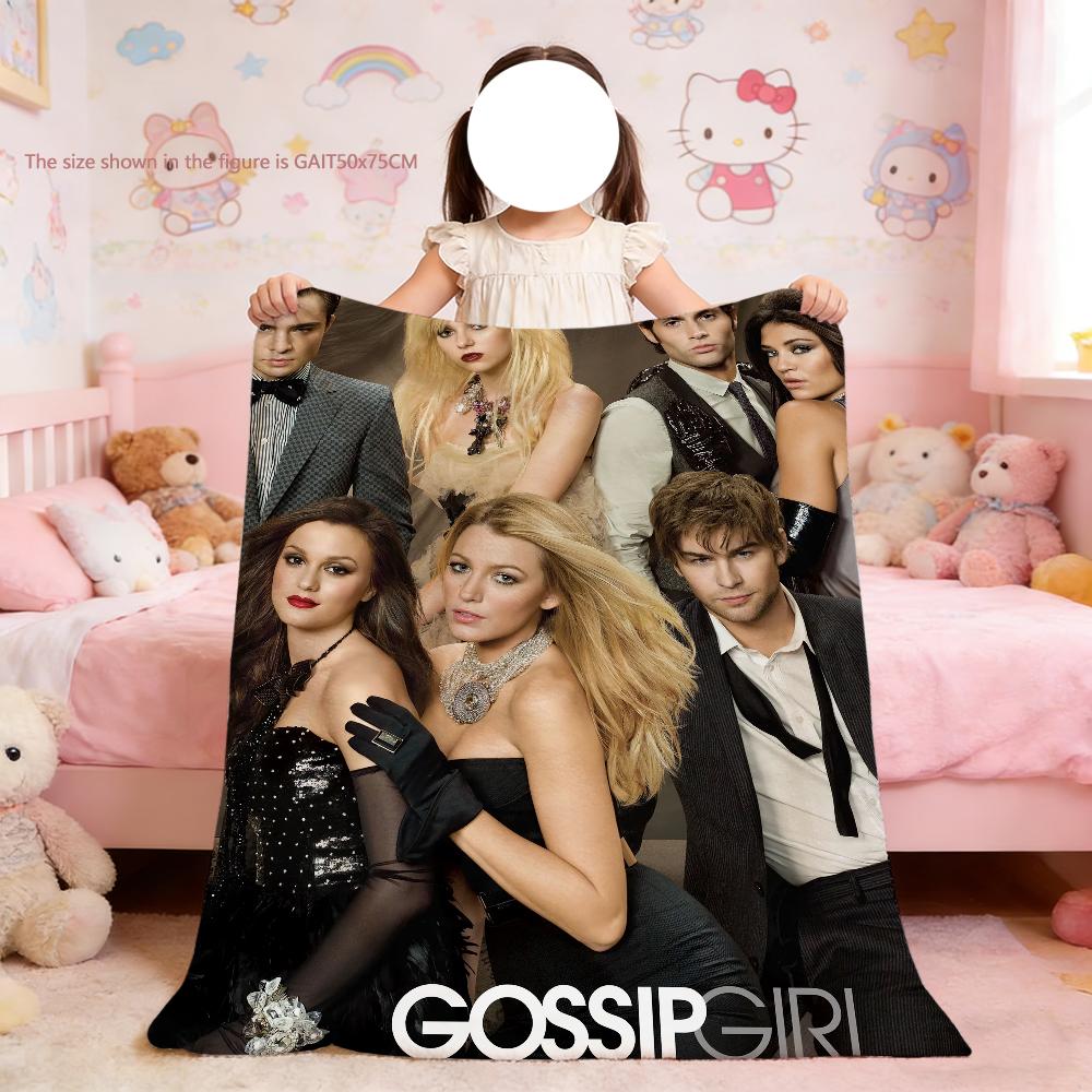 

Blanket For Classic Soft Throw TV Blanket for Picnic XOXO Bed G-Gossip Sofa Home Girl Bedroom Cozy Warm Comfortable 75x90cm
