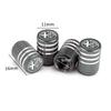 Car Stickers For Alfa Romeo 4PCS Metal Wheel Valve Stem Caps Tire Air Cover for Alfa Romeo Spider 147 155 156 159 Giulia Mito St