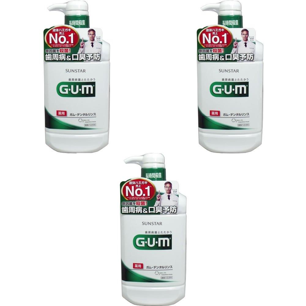 

Ополаскиватель для полости рта GUM GUM 960 мл 3 шт. 3 шт. [Набор продуктов] (обычный тип) (квазилекарство)