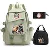 Ghost Extermination Surrounding Animation Schoolbag Trend Primary And Secondary School Students Leisure Backpack College Meal Bag Pencil Bag Set