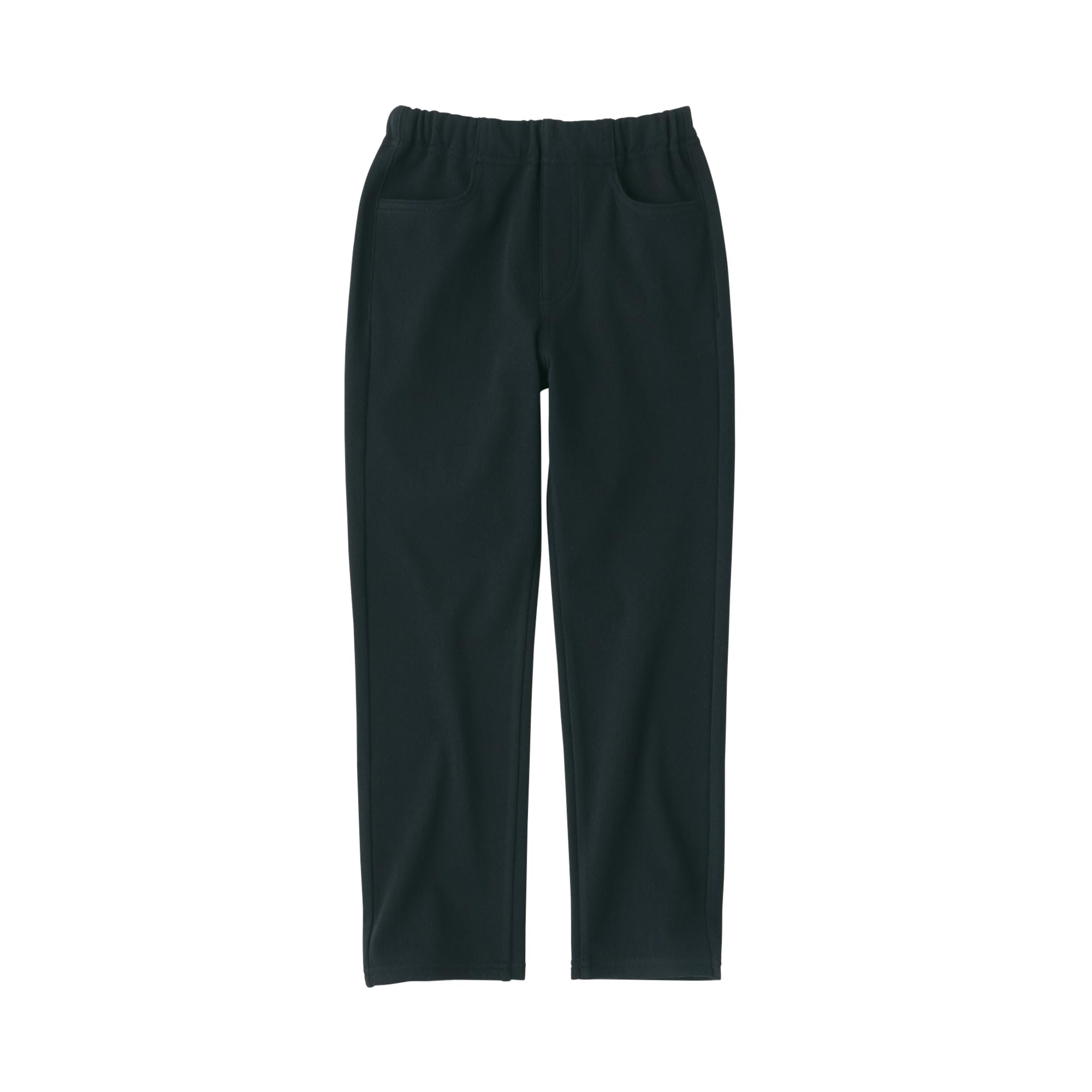 

MUJI Kids Brushed Lining Slim Fit Брюки унисекс для детей CB1K3A4A Черный Дети 130