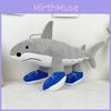 Shark Plush Toy With Pp Cotton Filling Short Plush Animal Stuffed Doll For Kids