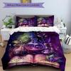 3pcs Anime Cartoon Design Comforter Set with One Quilt Cover and Two Pillowcases (No Core) - Home Decor, Festival Gift, Polyester Fabric, Suitable for