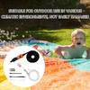 Multicolors Evening LED Trampoline Lighting And Water Spray Hose with Colorful LED Lamp Suitable For Backyard Activities