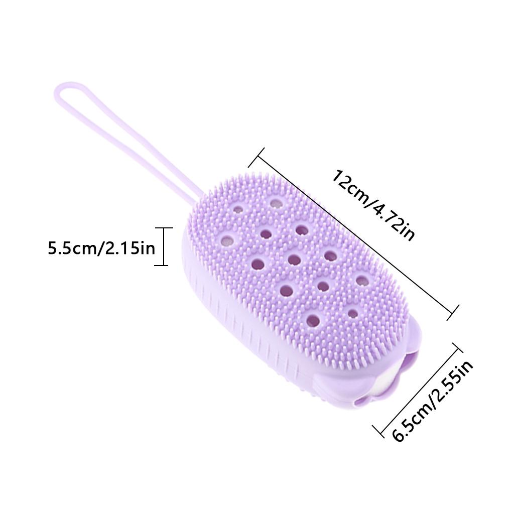 Bürste Silikon Körper Peelingbürste Handheld Cartoon Baby Massage Werkzeug