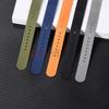 Nylon Ribbed Strap 20mm Watch Band for Seiko Watch Band for Samsung Watch Strap Nylon Buckle Replace Bracelet Watch Accessories
