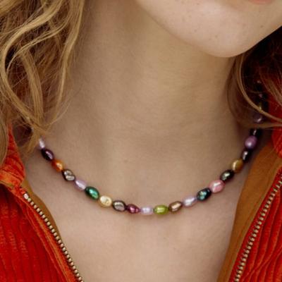 MONDAY EDITION Holiday Candy Pearl Necklace