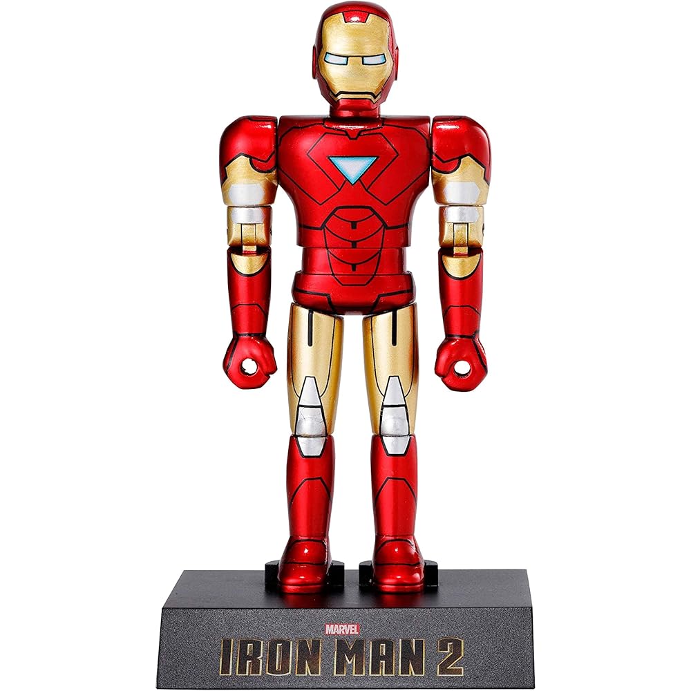 TAMASHII NATIONS Iron Man Mark 6 Action Figure 100mm ABS Painted Collectible Toy