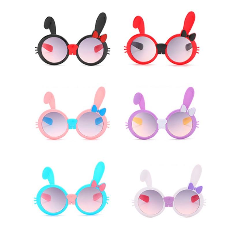 Children Kids Cute Rabbit-frame Sunglasses Baby Girls Eyeglasses In Multiple Colors