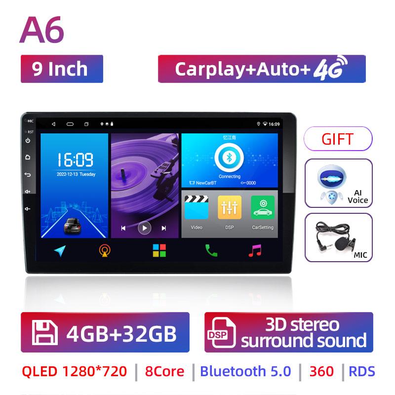 2 Din Android 13 Car Radio Autoradio 7 9 10 13.1 Inch Universal WIFI GPS  Audio Multimedia Player For Nissan Toyota Kia Honda
