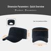 Large Head Military-Style Duckbill Cap - Sun Protection for Middle-Aged & Elderly Men