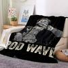 HOT Rod Wave 3D Print Rapper Star Soft Plush Blanket,Flannel Throw Blanket for Living Room Bedroom Picnic Bed Sofa Cover