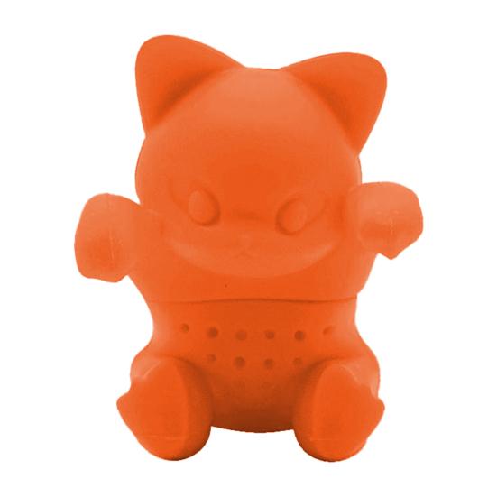 Yousheng Silicone Tea Infuser Cat Shaped Strainer Loose Leaf Tea Brewer Cute Cartoon Tea Filter for Home Office