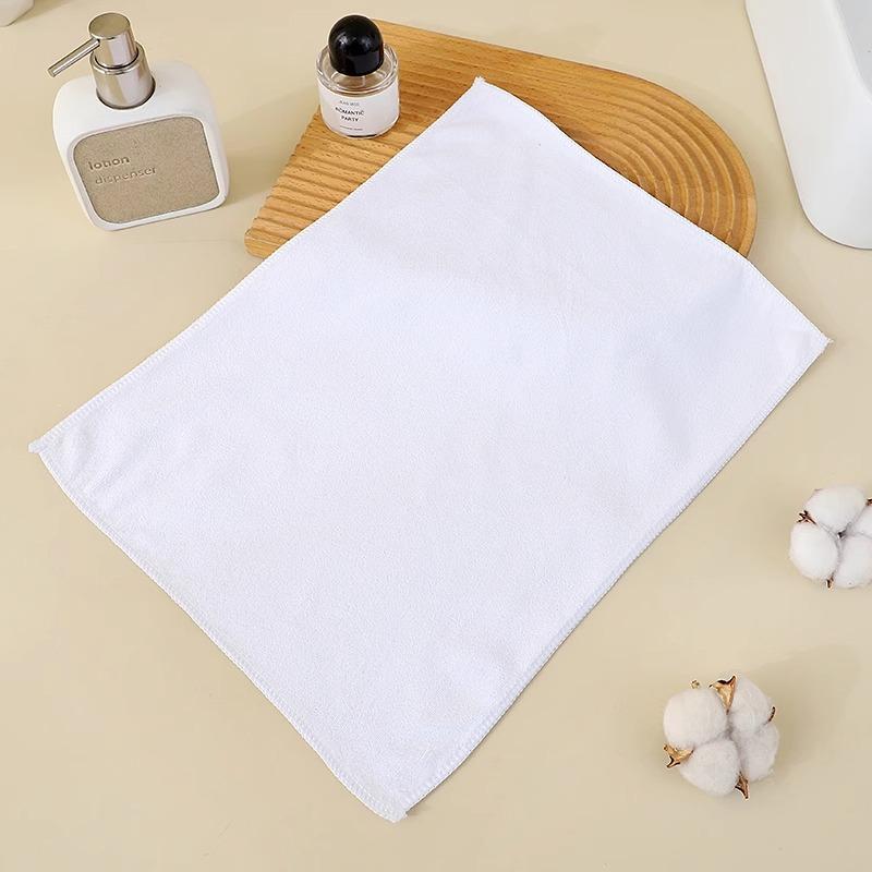 White towel microfiber is softer than pure cotton water-absorbing adult face towel