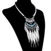 Fashion Jewelry Leaf Tassel Vintage Necklaces and Pendants New Necklaces Collars Bohemian Necklace Accessories