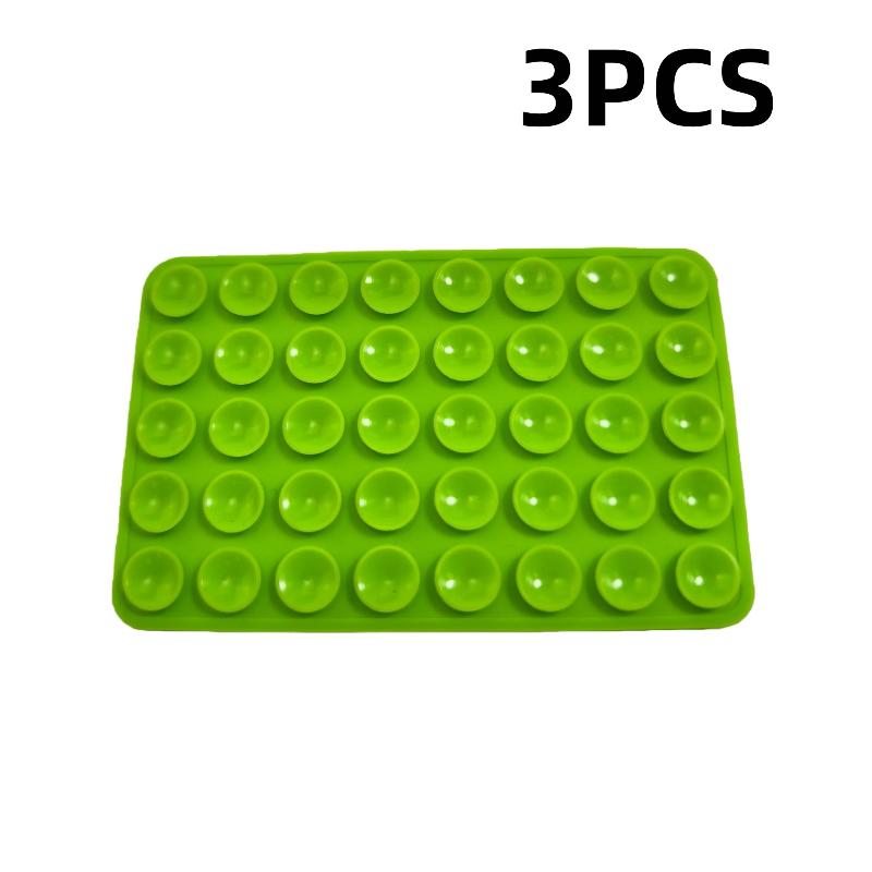 1/3Pcs Mobile Phone Silicone Sucker Pad Double Sided 40 Suction Cup Phone Holder Detachable Anti-slip Fixture