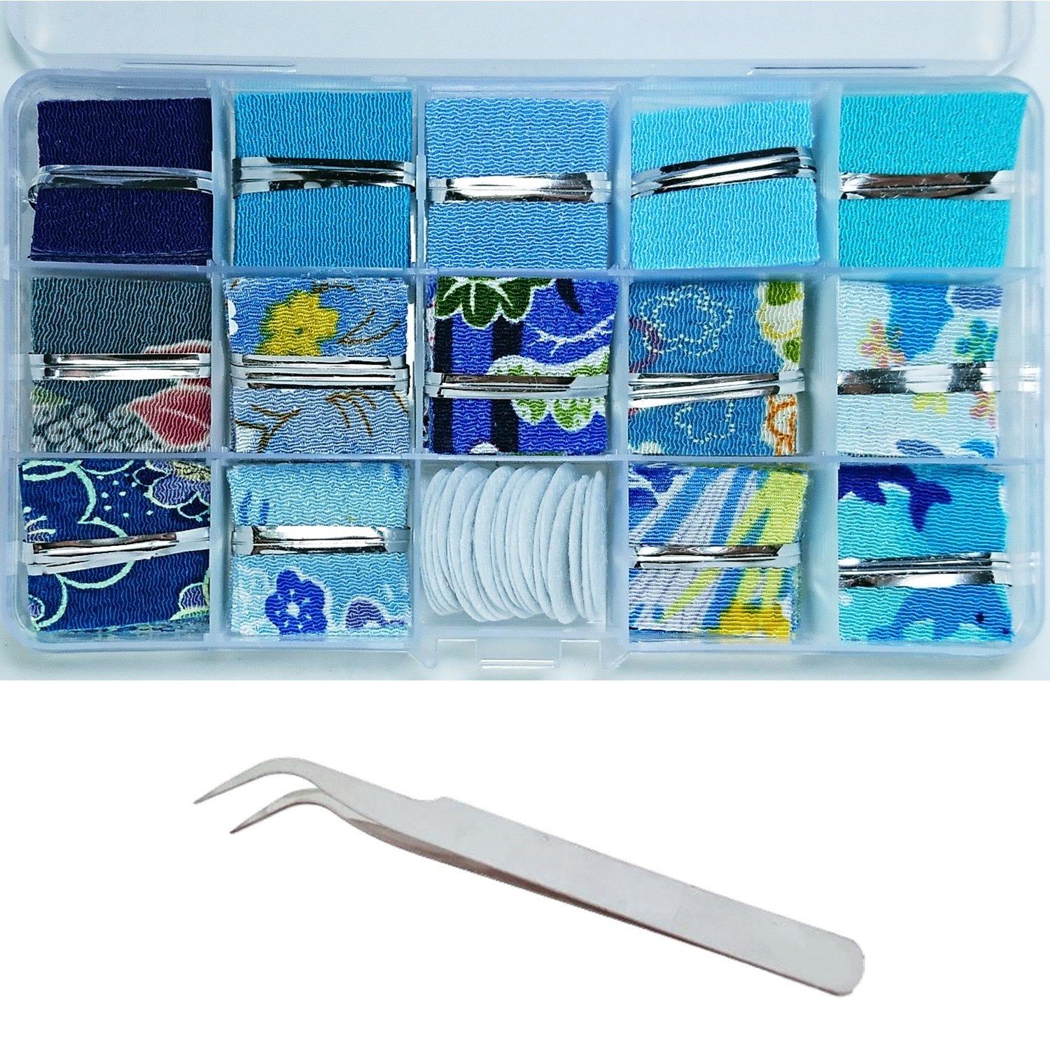 

Креп Цумами Канзаши Мини Набор Ткани Японский Ручной Работы Сделай Сам Волосы Маленькое Ремесло Цветочный Однотонный Японское Кимоно Синий [seriction] (Включает пинцет) -